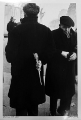 Robert Frank. New Year. 1950. (Man with Tulip.)
