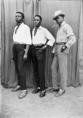 Seydou Keita. Three Young Men from Mali.  c. 1954 / printed 1996.