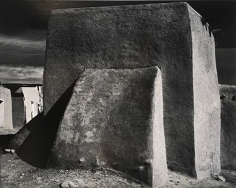  Ansel Adams, 	Aspens. Rear of Church, Cordova, New Mexico. 1938