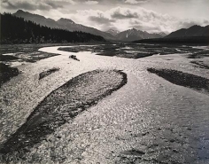  Ansel Adams, 	Teklanika River, Mount McKinley National Park, Alaska. 1947
