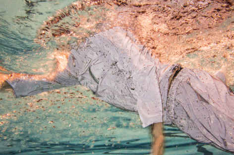  Walker Olesen, 	Swimmer (Retroreflective Suit), 2017