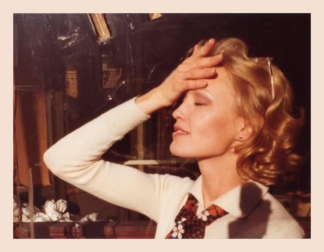  Jessica Lange. 1974, 	3.25 x 4.5 inch&nbsp;4.5 x 3.25 inch unique vintage Kodak print