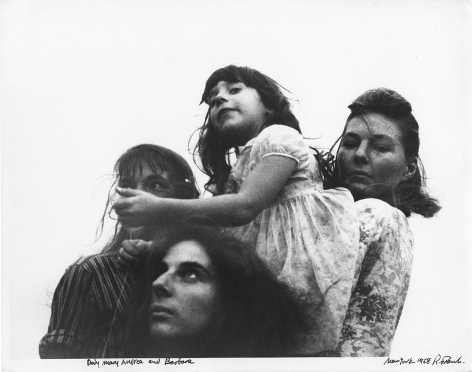 Dody, Mary, Andrea, and Barbara, New York, 1958.&nbsp;, 11 x 14 inch gelatin silver print