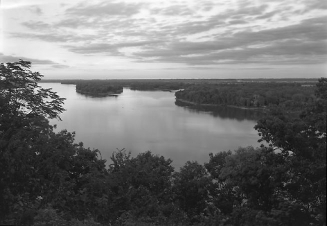 The Mississippi River, Hannibal, MO, 1985.