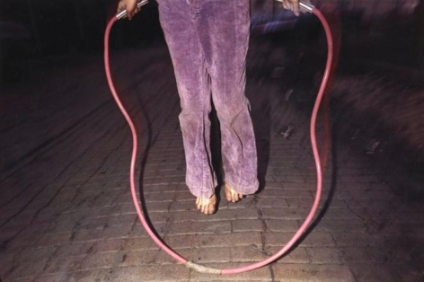  Pink Jump Rope. Wilkes-Barre. 1975.