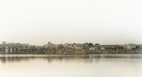  Ganga (Ganges) I, Banaras, From the series Horizons, 2008, 	12 x 22&quot; C-Print