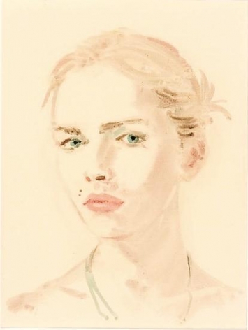  Andrej Pejic.&nbsp; From the series &quot;The Muses of Jean-Paul Gaultier&quot;.&nbsp; Oil on paper.&nbsp; 16 x 12 inches.&nbsp;