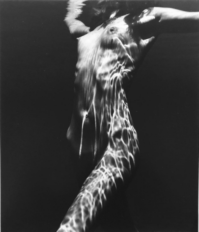 Underwater Nude c. 1981, 14 x 11 inch vintage gelatin silver print
