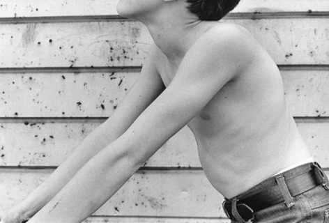  Bare Thin Arms and Aluminum Siding, 1981, 	16 x 20 inch gelatin silver print