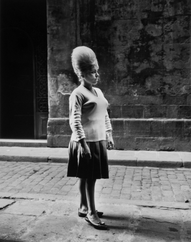 Girl, Barcelona.&nbsp;1963, 20 x 16 inch gelatin silver print