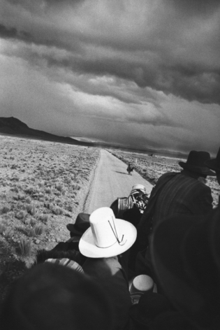 On the Road to La Paz. 1948, 14 x 11 inch gelatin silver print