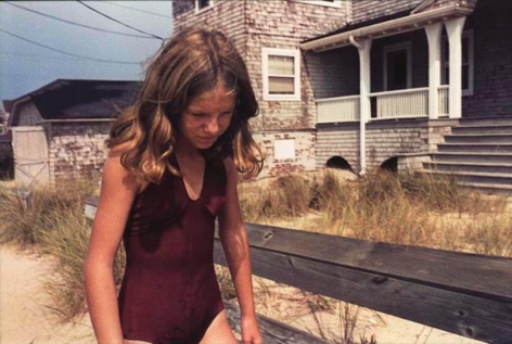  Young Girl at Beach, &nbsp;New Jersey, 1977&nbsp;, 	14 x 17 inch dye transfer print