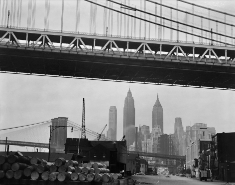 Brett Weston, Bridge and Boat, New York c. 1945