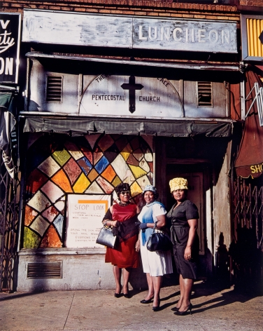 Harlem Church, New York. 1964, 20 x 16 inch dye transfer print