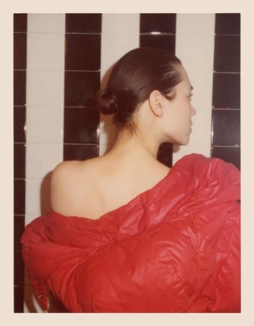  Tina Chow, 1975, 	4.5 x 3.25 inch unique vintage Kodak print