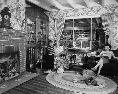  &nbsp;Living Room on the Tracks, Lithia, Virginia, 1956