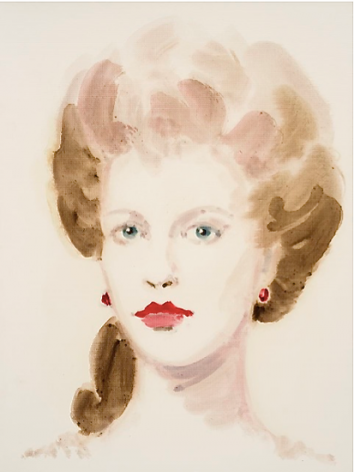  Alice Keppel.&nbsp; From the series &quot;All About Eve&quot;.&nbsp; Oil on paper.&nbsp; 16 x 12 inches.