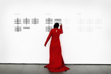 Marina Abramovic, MOMA, 2010