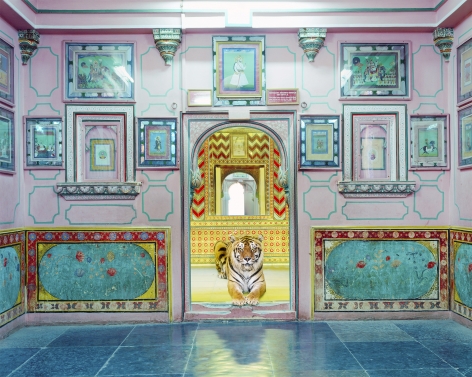 Interloper, Sheesh Mahal, Udaipur City Palace, 2019, Archival pigment print